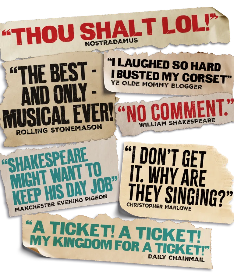 Mobile Critics Reviews Image | Something Rotten! - 'Tis A New Musical - Coming to Manchester